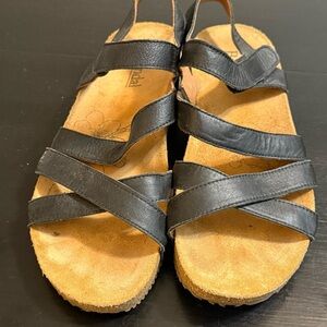 Bjorndal Black‎ Strappy Sandals